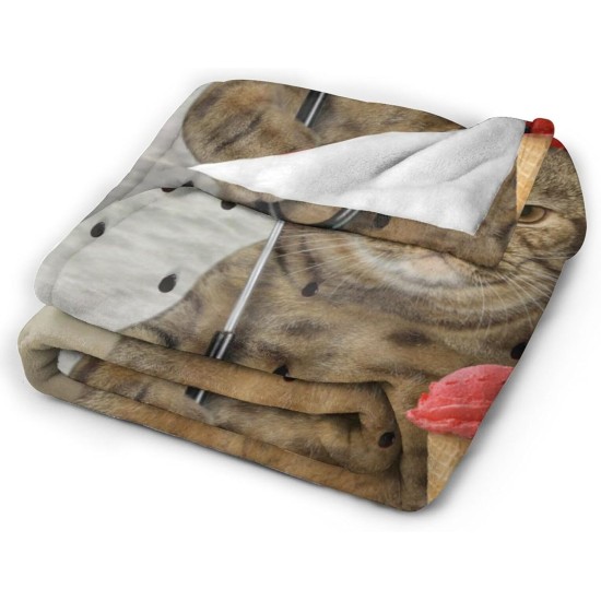 HGOD DESIGNS Funny Cat Throw Blanket Ultra Soft Warm All Seasons Two Brave Cats Drifting in Steel Decorative Fleece Blankets for Bed Chair Car Sofa Couch HGOD DESIGNS Funny Cat Throw Blanket Ultra Soft Warm All Seasons Two Brave Cats Drifting in Steel Decorative Fleece Blankets for Bed Chair Car Sofa Couch