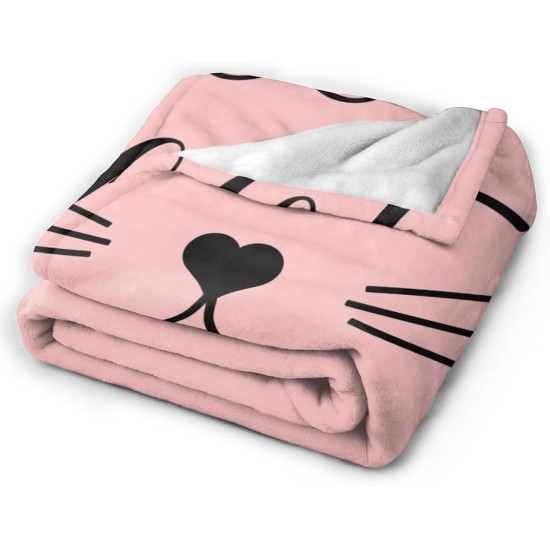HGOD DESIGNS Funny Cat Throw Blanket Ultra Soft Warm All Seasons Two Brave Cats Drifting in Steel Decorative Fleece Blankets for Bed Chair Car Sofa Couch HGOD DESIGNS Funny Cat Throw Blanket Ultra Soft Warm All Seasons Two Brave Cats Drifting in Steel Decorative Fleece Blankets for Bed Chair Car Sofa Couch