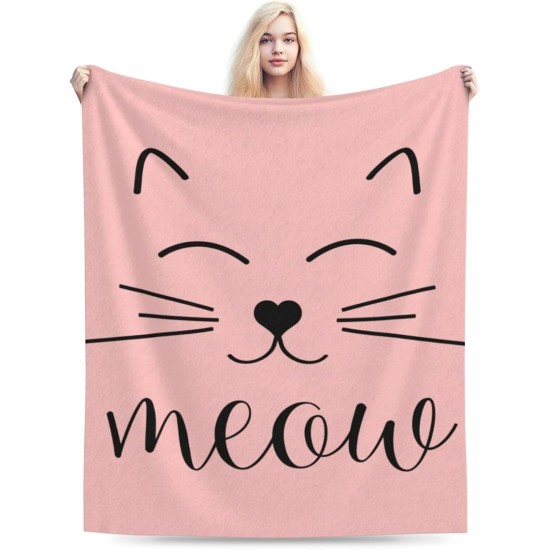 HGOD DESIGNS Funny Cat Throw Blanket Ultra Soft Warm All Seasons Two Brave Cats Drifting in Steel Decorative Fleece Blankets for Bed Chair Car Sofa Couch HGOD DESIGNS Funny Cat Throw Blanket Ultra Soft Warm All Seasons Two Brave Cats Drifting in Steel Decorative Fleece Blankets for Bed Chair Car Sofa Couch