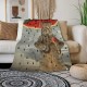 HGOD DESIGNS Funny Cat Throw Blanket Ultra Soft Warm All Seasons Two Brave Cats Drifting in Steel Decorative Fleece Blankets for Bed Chair Car Sofa Couch HGOD DESIGNS Funny Cat Throw Blanket Ultra Soft Warm All Seasons Two Brave Cats Drifting in Steel Decorative Fleece Blankets for Bed Chair Car Sofa Couch