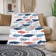 HGOD DESIGNS Funny Cat Throw Blanket Ultra Soft Warm All Seasons Two Brave Cats Drifting in Steel Decorative Fleece Blankets for Bed Chair Car Sofa Couch HGOD DESIGNS Funny Cat Throw Blanket Ultra Soft Warm All Seasons Two Brave Cats Drifting in Steel Decorative Fleece Blankets for Bed Chair Car Sofa Couch
