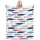 HGOD DESIGNS Funny Cat Throw Blanket Ultra Soft Warm All Seasons Two Brave Cats Drifting in Steel Decorative Fleece Blankets for Bed Chair Car Sofa Couch HGOD DESIGNS Funny Cat Throw Blanket Ultra Soft Warm All Seasons Two Brave Cats Drifting in Steel Decorative Fleece Blankets for Bed Chair Car Sofa Couch
