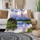 HGOD DESIGNS Funny Cat Throw Blanket Ultra Soft Warm All Seasons Two Brave Cats Drifting in Steel Decorative Fleece Blankets for Bed Chair Car Sofa Couch HGOD DESIGNS Funny Cat Throw Blanket Ultra Soft Warm All Seasons Two Brave Cats Drifting in Steel Decorative Fleece Blankets for Bed Chair Car Sofa Couch