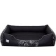HOBBYDOG Cordura Prestige Dog Bed, X-Large, Black with Wheels HOBBYDOG Cordura Prestige Dog Bed, X-Large, Black with Wheels