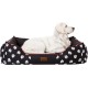 HOBBYDOG Cordura Prestige Dog Bed, X-Large, Black with Wheels HOBBYDOG Cordura Prestige Dog Bed, X-Large, Black with Wheels