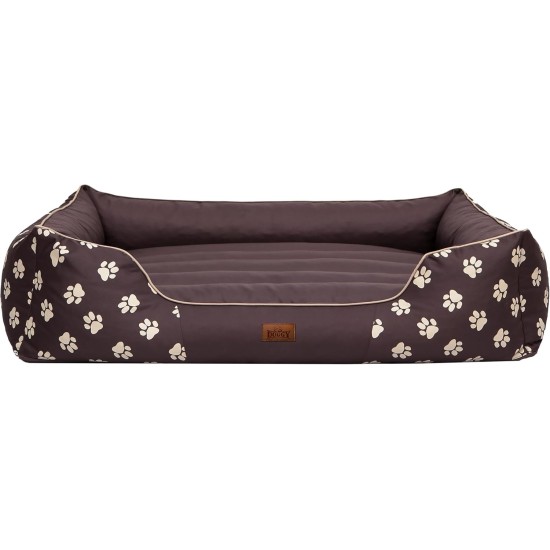 HOBBYDOG Cordura Prestige Dog Bed, X-Large, Black with Wheels HOBBYDOG Cordura Prestige Dog Bed, X-Large, Black with Wheels