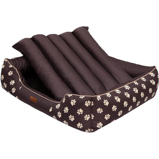 HOBBYDOG Cordura Prestige Dog Bed, X-Large, Black with Wheels HOBBYDOG Cordura Prestige Dog Bed, X-Large, Black with Wheels