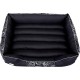 HOBBYDOG Cordura Prestige Dog Bed, X-Large, Black with Wheels HOBBYDOG Cordura Prestige Dog Bed, X-Large, Black with Wheels
