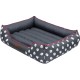 HOBBYDOG Cordura Prestige Dog Bed, X-Large, Black with Wheels