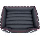 HOBBYDOG Cordura Prestige Dog Bed, X-Large, Black with Wheels