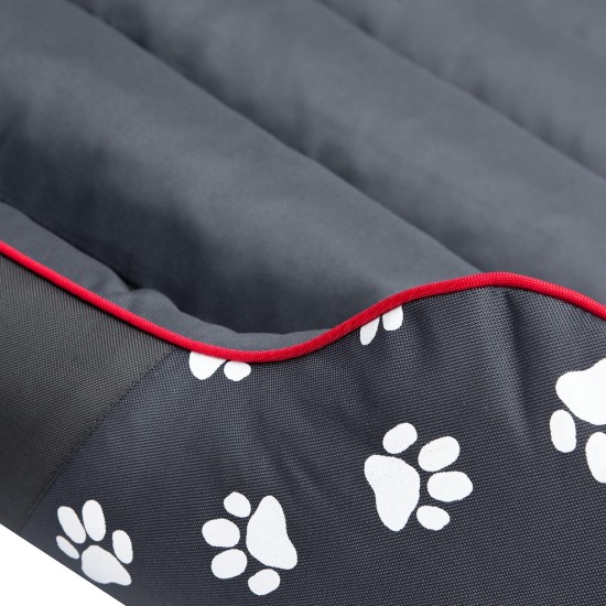 HOBBYDOG Cordura Prestige Dog Bed, X-Large, Black with Wheels HOBBYDOG Cordura Prestige Dog Bed, X-Large, Black with Wheels