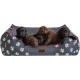 HOBBYDOG Cordura Prestige Dog Bed, X-Large, Black with Wheels