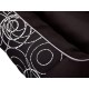HOBBYDOG Cordura Prestige Dog Bed, X-Large, Black with Wheels HOBBYDOG Cordura Prestige Dog Bed, X-Large, Black with Wheels