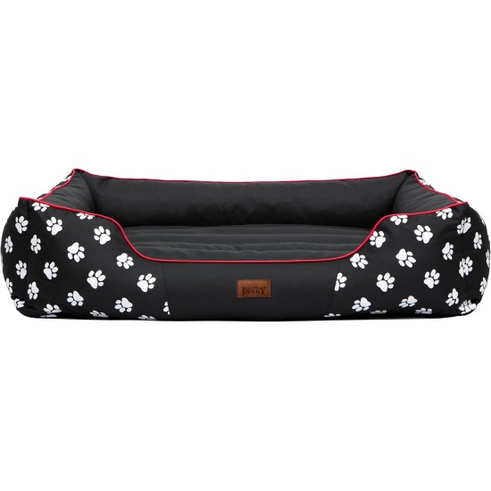 HOBBYDOG Cordura Prestige Dog Bed, X-Large, Black with Wheels HOBBYDOG Cordura Prestige Dog Bed, X-Large, Black with Wheels
