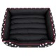 HOBBYDOG Cordura Prestige Dog Bed, X-Large, Black with Wheels HOBBYDOG Cordura Prestige Dog Bed, X-Large, Black with Wheels