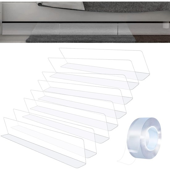 HOMURY Toy Blocker for Furniture: Pack of 8 Toy Blockers Strong Adhesive Baffle Barrier for Pets Used for Gap Blockers Under the Sofa and Bed HOMURY Toy Blocker for Furniture: Pack of 8 Toy Blockers Strong Adhesive Baffle Barrier for Pets Used for Gap Blockers Under the Sofa and Bed