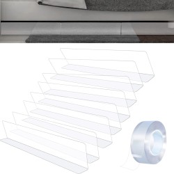 HOMURY Toy Blocker for Furniture: Pack of 8 Toy Blockers Strong Adhesive Baffle Barrier for Pets Used for Gap Blockers Under the Sofa and Bed HOMURY Toy Blocker for Furniture: Pack of 8 Toy Blockers Strong Adhesive Baffle Barrier for Pets Used for Gap Blockers Under the Sofa and Bed