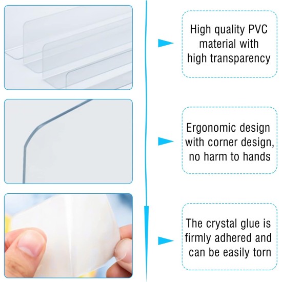 HOMURY Toy Blocker for Furniture: Pack of 8 Toy Blockers Strong Adhesive Baffle Barrier for Pets Used for Gap Blockers Under the Sofa and Bed HOMURY Toy Blocker for Furniture: Pack of 8 Toy Blockers Strong Adhesive Baffle Barrier for Pets Used for Gap Blockers Under the Sofa and Bed