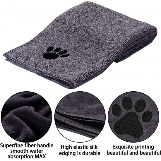 HTRTRR Quick Dry Dog Towel, 2 Pack Pet Dog Towels Super Microfiber, Soft, Comfortable and Absorbent (Yellow/Green, 60 x 120 cm) HTRTRR Quick Dry Dog Towel, 2 Pack Pet Dog Towels Super Microfiber, Soft, Comfortable and Absorbent (Yellow/Green, 60 x 120 cm)