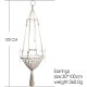 Hanging Cat Hammock Bed, Tassel Macrame Hanging Cat Hammock Bohemia Hand Woven Cat Swing Bed for Sleeping, Playing and Lounging, up to 5 kg