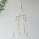 Hanging Cat Hammock Bed, Tassel Macrame Hanging Cat Hammock Bohemia Hand Woven Cat Swing Bed for Sleeping, Playing and Lounging, up to 5 kg
