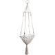 Hanging Cat Hammock Bed, Tassel Macrame Hanging Cat Hammock Bohemia Hand Woven Cat Swing Bed for Sleeping, Playing and Lounging, up to 5 kg