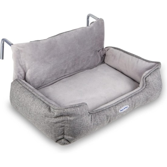 Happi N Pets Cat Bed for Heaters, Cuddly Cat Heating Lounger, Adjustable Hook for Various Heaters, Cat Hammock for Heaters, Grey Happi N Pets Cat Bed for Heaters, Cuddly Cat Heating Lounger, Adjustable Hook for Various Heaters, Cat Hammock for Heaters, Grey