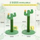 Happy & Polly Cat Scratching Post - Jute Cactus Scratching Post - Height 50 cm Small Creative Scratching Post with Stable Base for Kittens and Adult Cats - Green Happy & Polly Cat Scratching Post - Jute Cactus Scratching Post - Height 50 cm Small Creative Scratching Post with Stable Base for Kittens and Adult Cats - Green