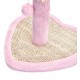 Heart Shaped Cat Tree with Resting Areas, Scratching Posts and Toys to Stimulate Pet Play and Recovery Heart Shaped Cat Tree with Resting Areas, Scratching Posts and Toys to Stimulate Pet Play and Recovery