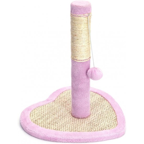 Heart Shaped Cat Tree with Resting Areas, Scratching Posts and Toys to Stimulate Pet Play and Recovery Heart Shaped Cat Tree with Resting Areas, Scratching Posts and Toys to Stimulate Pet Play and Recovery