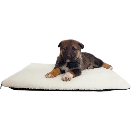 Heated Warm Blanket for Cats and Dogs, Soft Cushion for Cats and Dogs, Luxurious Sheep's Wool, Bed for Dogs and Cats, Washable, Colour Beige, 60 x 45 cm Heated Warm Blanket for Cats and Dogs, Soft Cushion for Cats and Dogs, Luxurious Sheep's Wool, Bed for Dogs and Cats, Washable, Colour Beige, 60 x 45 cm