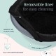 Hepper Nest Cat Bed Keep Fur Off Your Couch, Bed and Furniture with the Modern Pet Bed for Cats and Small Dogs. Removable, Washable Fleece Microfibre Liner. Cats Love to