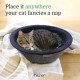 Hepper Nest Cat Bed Keep Fur Off Your Couch, Bed and Furniture with the Modern Pet Bed for Cats and Small Dogs. Removable, Washable Fleece Microfibre Liner. Cats Love to