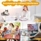 Hivexagon Cat Desk Bed with Scratching Post and Soft Plush Padding Allows Your Cat to Learn and Work with You - Up to 40 lbs