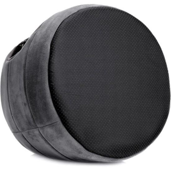 Hollypet Cat Bed, Small Dog Bed, 2-in-1 Foldable Pet Cave Bed, Warm Crystal Velvet Pet Bed, Grey, S Hollypet Cat Bed, Small Dog Bed, 2-in-1 Foldable Pet Cave Bed, Warm Crystal Velvet Pet Bed, Grey, S