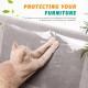 Huakaile 20 Packungen Transparenter Katzenkratz-Möbelschutz, 15 x 30 cm, Couchschutz von Katzenkrallen, nicht klebend, klar, einseitig, Anti-Kratzband, Couchbezug (20) Huakaile 20 Packungen Transparenter Katzenkratz-Möbelschutz, 15 x 30 cm, Couchschutz von Katzenkrallen, nicht klebend, klar, einseitig, Anti-Kratzband, Couchbezug (20)