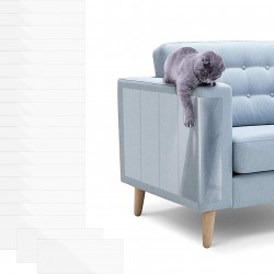 Huakaile 20 Packungen Transparenter Katzenkratz-Möbelschutz, 15 x 30 cm, Couchschutz von Katzenkrallen, nicht klebend, klar, einseitig, Anti-Kratzband, Couchbezug (20) Huakaile 20 Packungen Transparenter Katzenkratz-Möbelschutz, 15 x 30 cm, Couchschutz von Katzenkrallen, nicht klebend, klar, einseitig, Anti-Kratzband, Couchbezug (20)