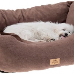 Hundekörbchen Hundesofa Katzenbett COCCOLO MICROFLEECE 50 Weiches Mikrofleece, Waschbar, Taupe Hundekörbchen Hundesofa Katzenbett COCCOLO MICROFLEECE 50 Weiches Mikrofleece, Waschbar, Taupe