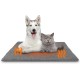 Hysagtek Cat Blanket for Cats, Self-Heating Cat Blanket, 50 x 70 cm, Heat Blanket, No Electricity, Electric Blanket, Cat Fluffy Washable Cat Blanket, Self-Warming, Noiseless Cats (Grey) Hysagtek Cat Blanket for Cats, Self-Heating Cat Blanket, 50 x 70 cm, Heat Blanket, No Electricity, Electric Blanket, Cat Fluffy Washable Cat Blanket, Self-Warming, Noiseless Cats (Grey)
