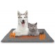 Hysagtek Cat Blanket for Cats, Self-Heating Cat Blanket, 50 x 70 cm, Heat Blanket, No Electricity, Electric Blanket, Cat Fluffy Washable Cat Blanket, Self-Warming, Noiseless Cats (Grey) Hysagtek Cat Blanket for Cats, Self-Heating Cat Blanket, 50 x 70 cm, Heat Blanket, No Electricity, Electric Blanket, Cat Fluffy Washable Cat Blanket, Self-Warming, Noiseless Cats (Grey)