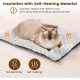 IDOGCHEW Self-Heating Cat Blanket 60 x 45 cm, Electric Blanket without Electricity for Cats, Fluffy & Silent Heat Blanket Cat, Comfortable Washable Cat Blanket with Non-Slip Function, Light Grey IDOGCHEW Self-Heating Cat Blanket 60 x 45 cm, Electric Blanket without Electricity for Cats, Fluffy & Silent Heat Blanket Cat, Comfortable Washable Cat Blanket with Non-Slip Function, Light Grey