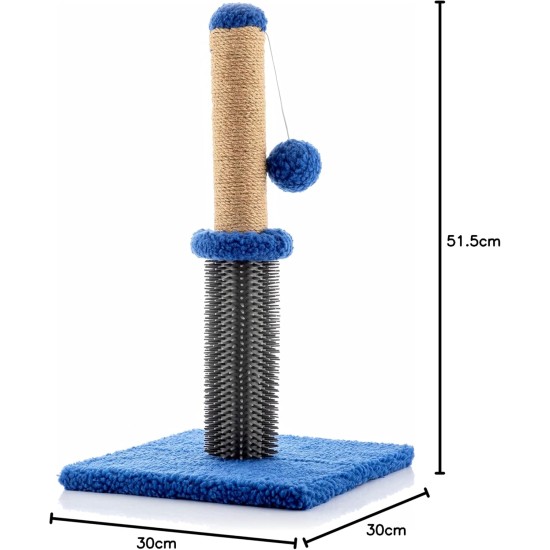 InnovaGoods® Cat Scratching Pole Massage Post with Ball Miausage Meets your cat's equipment needs with sisal poles and a plush ball. InnovaGoods® Cat Scratching Pole Massage Post with Ball Miausage Meets your cat's equipment needs with sisal poles and a plush ball.