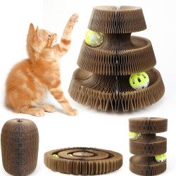 Interactive Cat Toy Self-Activity Scratching Boards Cat Scratching Board for Cats Accessories Magic Organ Cat Scratching Board with Ball Intelligence Toy for Cats Scratching Board Cat Accessories Interactive Cat Toy Self-Activity Scratching Boards Cat Scratching Board for Cats Accessories Magic Organ Cat Scratching Board with Ball Intelligence Toy for Cats Scratching Board Cat Accessories