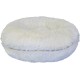 JACK AND VANILLA, Langer Plüsch-Hocker für Hunde und Katzen, bequem und weich, ideal zum Ausruhen und Spielen, Größe Ø105 cm, weiße Farbe JACK AND VANILLA, Langer Plüsch-Hocker für Hunde und Katzen, bequem und weich, ideal zum Ausruhen und Spielen, Größe Ø105 cm, weiße Farbe