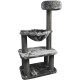 JACK AND VANILLA, Modern Cat Scratching Post, Elegant and Durable Design, Ideal for Scratching and Resting, Dimensions 30 x 30 x 90 cm, Grey Finish, Cat Tree Model JACK AND VANILLA, Modern Cat Scratching Post, Elegant and Durable Design, Ideal for Scratching and Resting, Dimensions 30 x 30 x 90 cm, Grey Finish, Cat Tree Model
