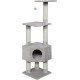 JACK AND VANILLA, Modern Cat Scratching Post, Elegant and Durable Design, Ideal for Scratching and Resting, Dimensions 30 x 30 x 90 cm, Grey Finish, Cat Tree Model JACK AND VANILLA, Modern Cat Scratching Post, Elegant and Durable Design, Ideal for Scratching and Resting, Dimensions 30 x 30 x 90 cm, Grey Finish, Cat Tree Model