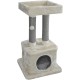 JACK AND VANILLA, Modern Cat Scratching Post, Elegant and Durable Design, Ideal for Scratching and Resting, Dimensions 30 x 30 x 90 cm, Grey Finish, Cat Tree Model JACK AND VANILLA, Modern Cat Scratching Post, Elegant and Durable Design, Ideal for Scratching and Resting, Dimensions 30 x 30 x 90 cm, Grey Finish, Cat Tree Model