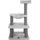JACK AND VANILLA, Modern Cat Scratching Post, Elegant and Durable Design, Ideal for Scratching and Resting, Dimensions 30 x 30 x 90 cm, Grey Finish, Cat Tree Model JACK AND VANILLA, Modern Cat Scratching Post, Elegant and Durable Design, Ideal for Scratching and Resting, Dimensions 30 x 30 x 90 cm, Grey Finish, Cat Tree Model