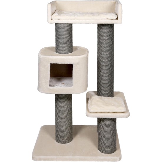 JACK AND VANILLA, Modern Cat Scratching Post, Elegant and Durable Design, Ideal for Scratching and Resting, Dimensions 30 x 30 x 90 cm, Grey Finish, Cat Tree Model JACK AND VANILLA, Modern Cat Scratching Post, Elegant and Durable Design, Ideal for Scratching and Resting, Dimensions 30 x 30 x 90 cm, Grey Finish, Cat Tree Model