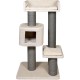 JACK AND VANILLA, Modern Cat Scratching Post, Elegant and Durable Design, Ideal for Scratching and Resting, Dimensions 30 x 30 x 90 cm, Grey Finish, Cat Tree Model JACK AND VANILLA, Modern Cat Scratching Post, Elegant and Durable Design, Ideal for Scratching and Resting, Dimensions 30 x 30 x 90 cm, Grey Finish, Cat Tree Model
